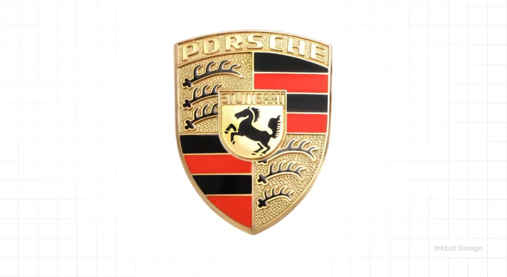 Porsche Logo In 1963 - Logo Design