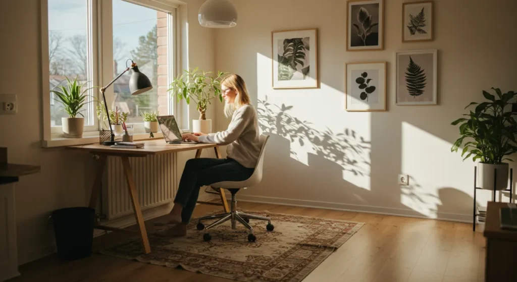 Productivity Natural Light Home Office