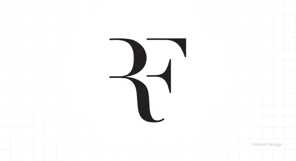 Roger Federer Two Letter Logos