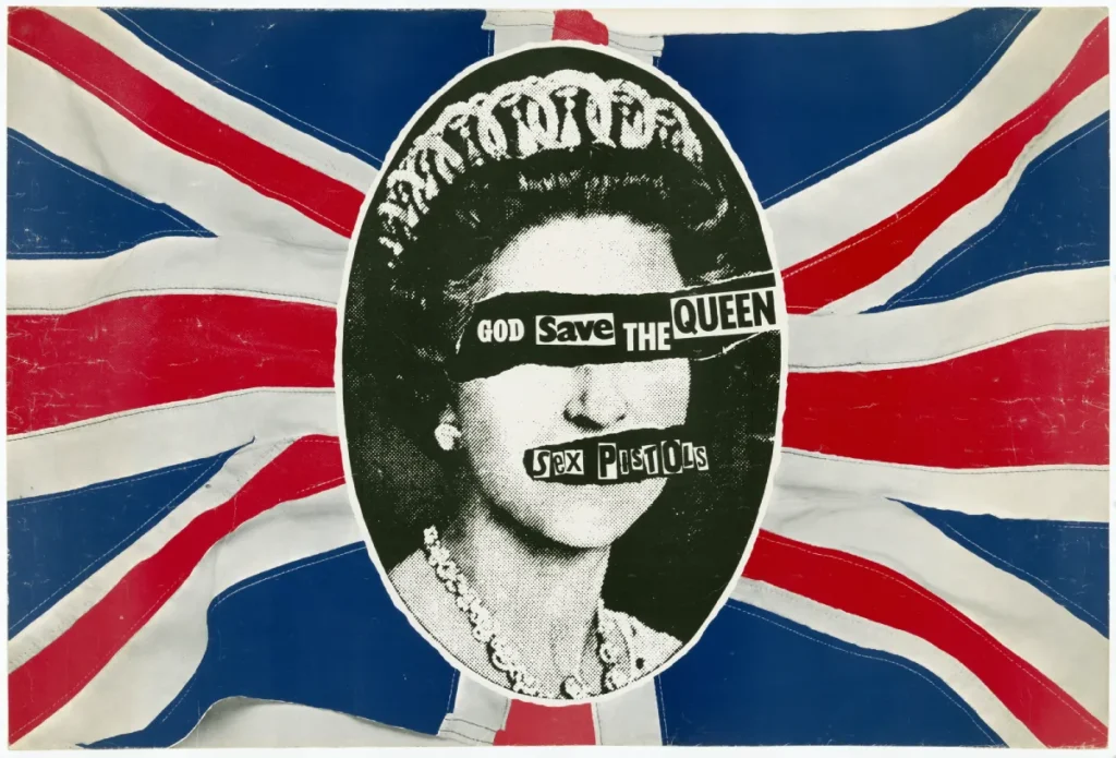 Sec Pistols God Save The Queen 1970s Design