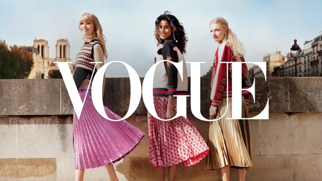 Vogue Fashion Brand Logo Design