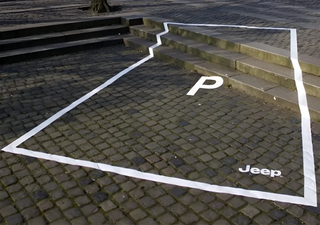 Reserved For Jeep Parking Spaces Guerrilla Marketing