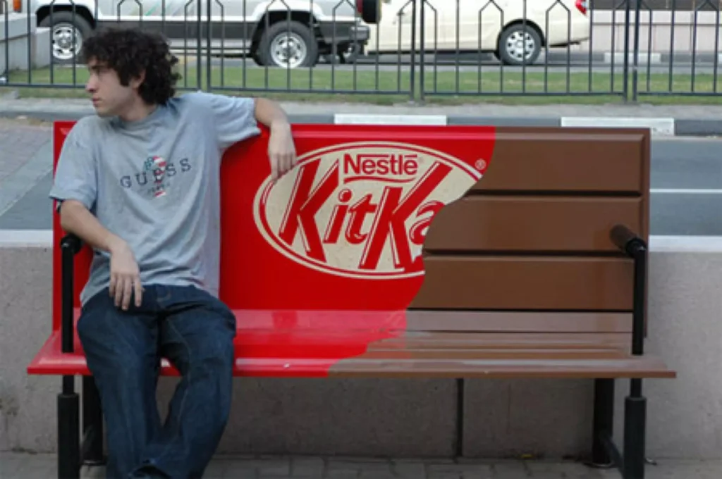 Guerrilla Marketing Examples Kitkat