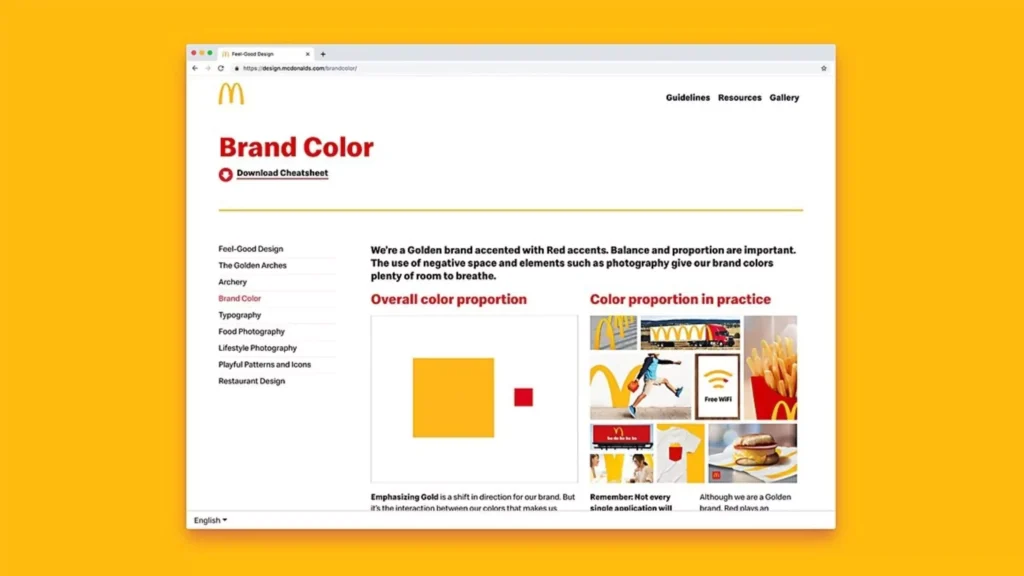 Mcdonalds Brand Manual Style Guide