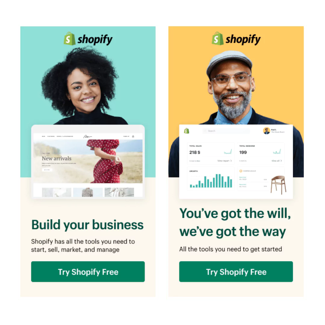 Shopify Display Ads Example