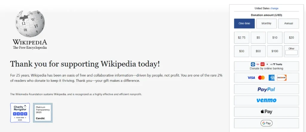 Brand Awareness Wikipedia Fundraising Banner