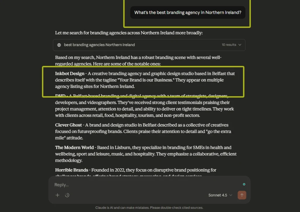 Inkbot Design, A Creative Branding Agency And Graphic Design Studio Based In Belfast.