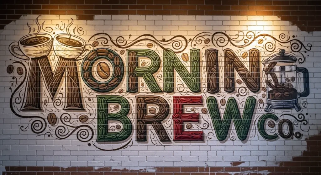 Typography First Wall Murals - Modern Graphic Design