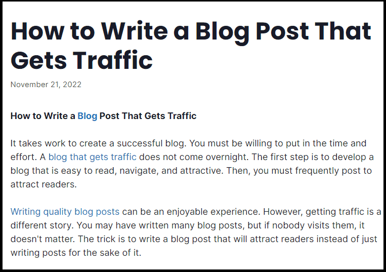 How To Write Blog Posts