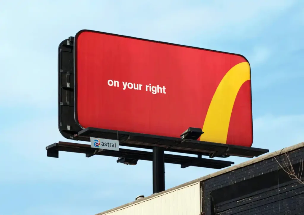 Out Of Home Advertising Mcdonalds Follow The Arches Campaign In Canada