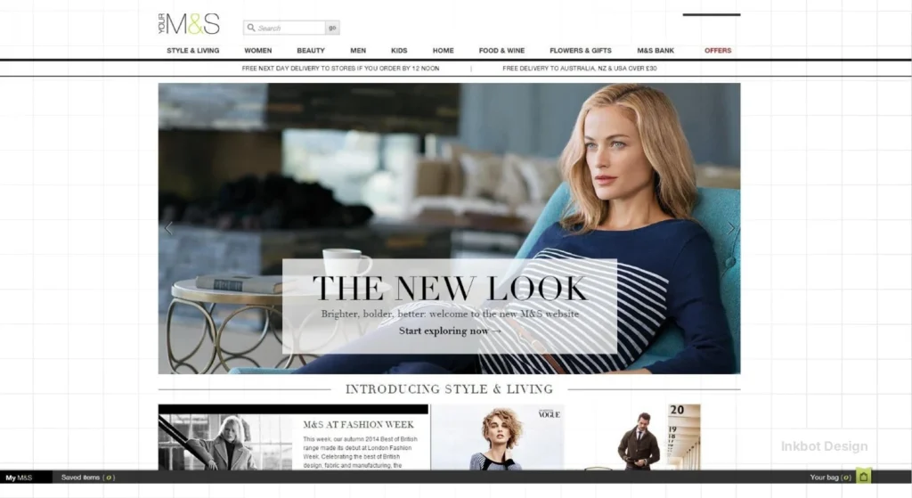 Marks And Spencer Website 2014 Failure - Web &Amp; Product Design