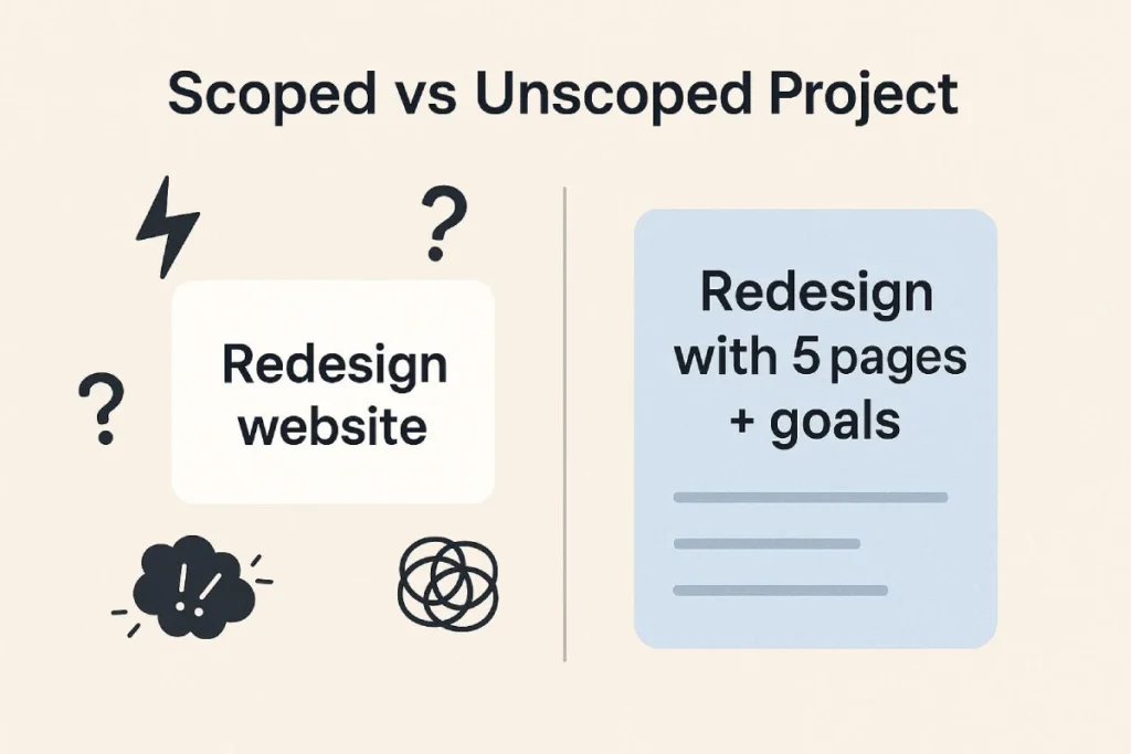 Scoped Vs Unscoped Project Proposal - Brand Strategy &Amp; Positioning