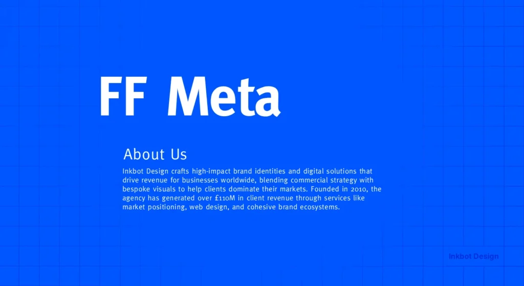 Ff Meta Font - Colour &Amp; Typography