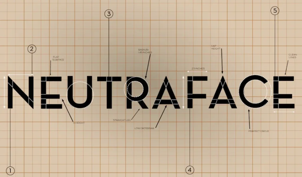 Neutraface Font For Logo Design