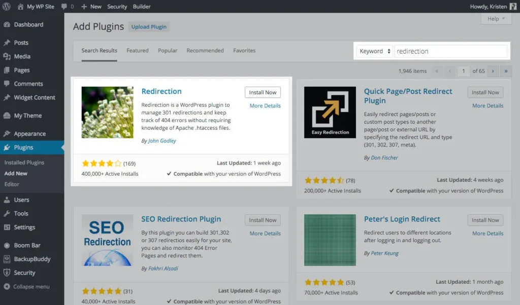 Redirection Wordpress Plugin - Web &Amp; Product Design