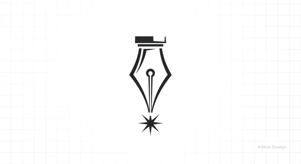 Fountain Pen Nib Logo Design - Logo Design