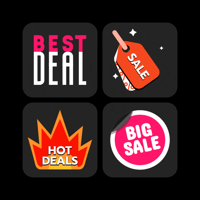 Animated Sale Stickers