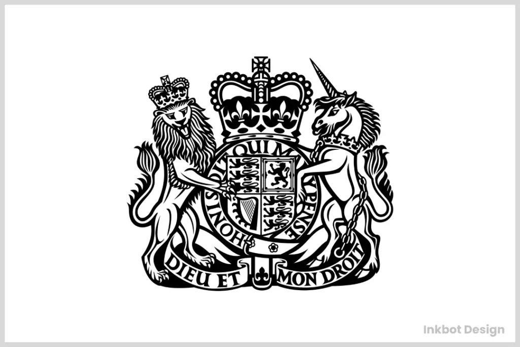 Royal Coat Of Arms Of The Uk Logo Design
