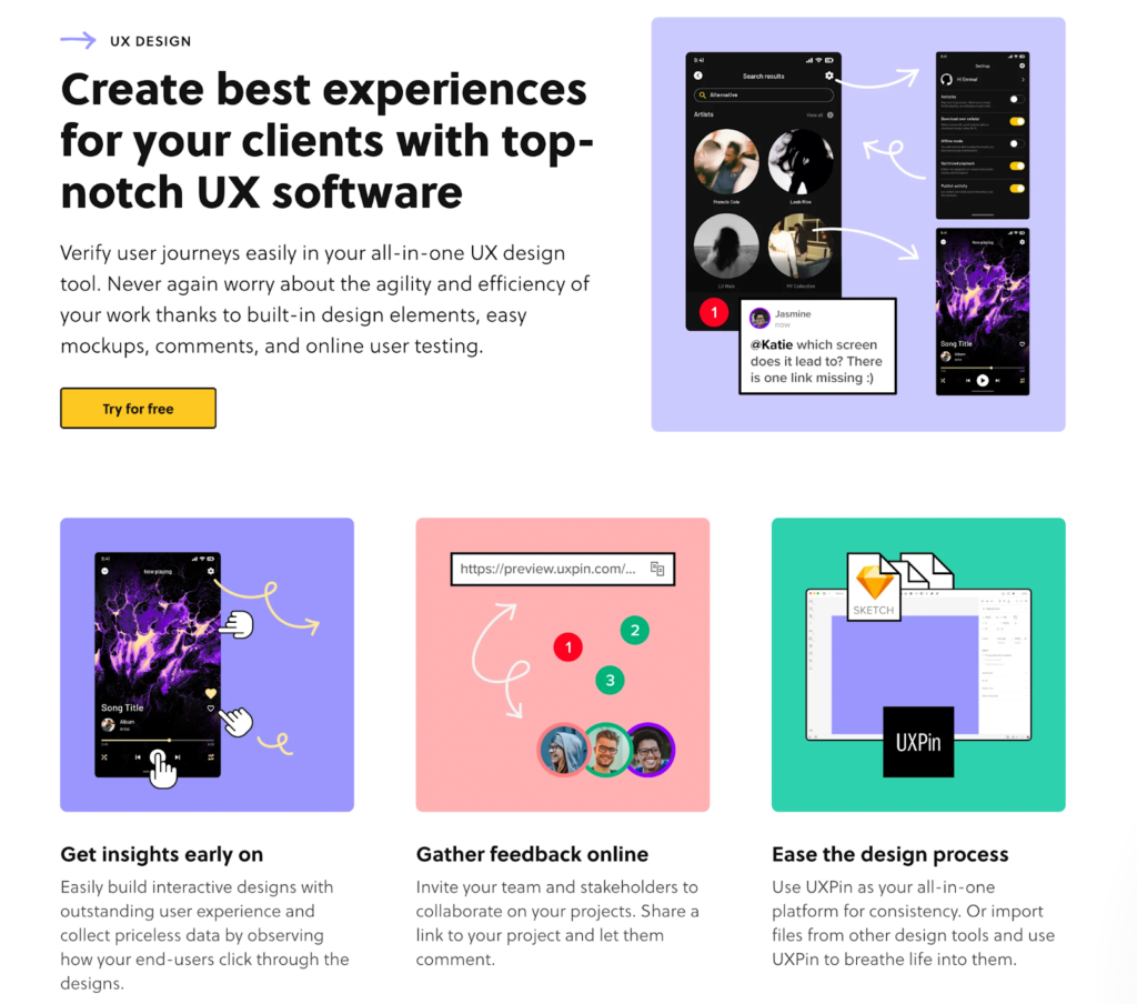 Uxpin User Experience Software