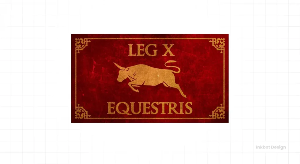 Legio X Equestris Military Logo Emblem
