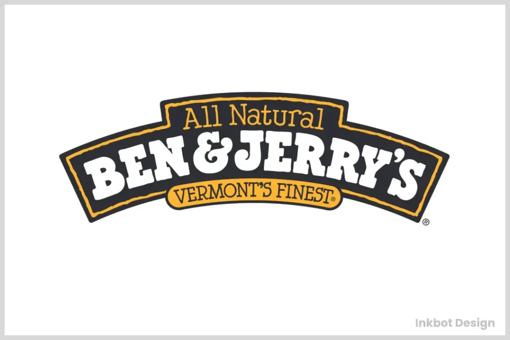 Ben &Amp; Jerrys Ice Cream Logo Design