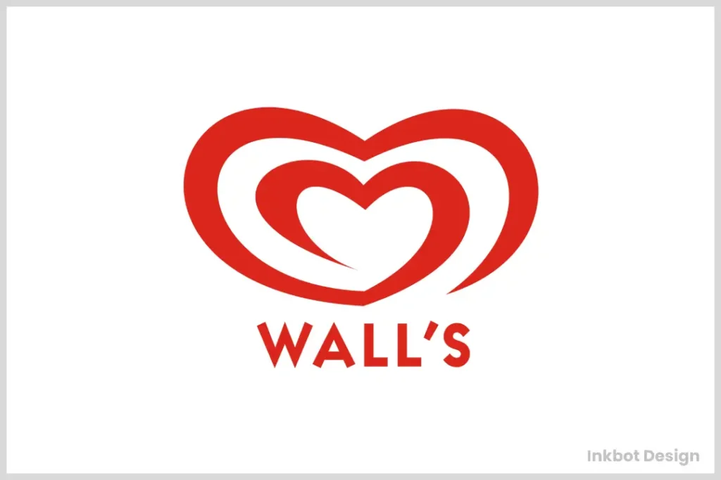 Walls Ice Cream Heart Logo