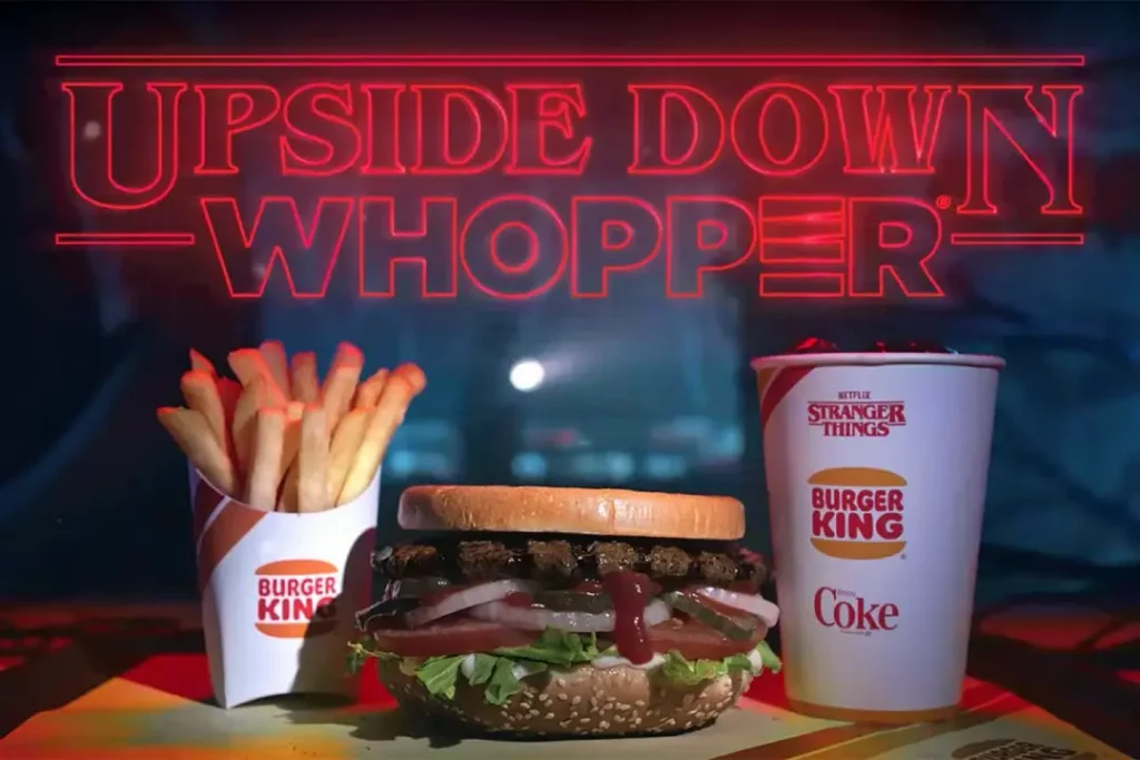 Burger King Stranger Things Marketing Example