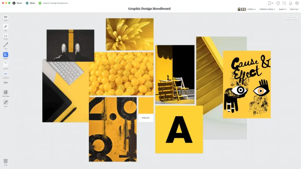 Creative Agency Mood Board Branding
