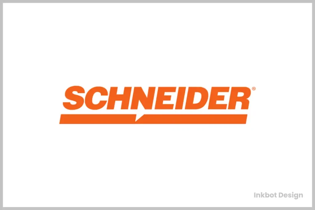 Schneider Trucking Logo Design