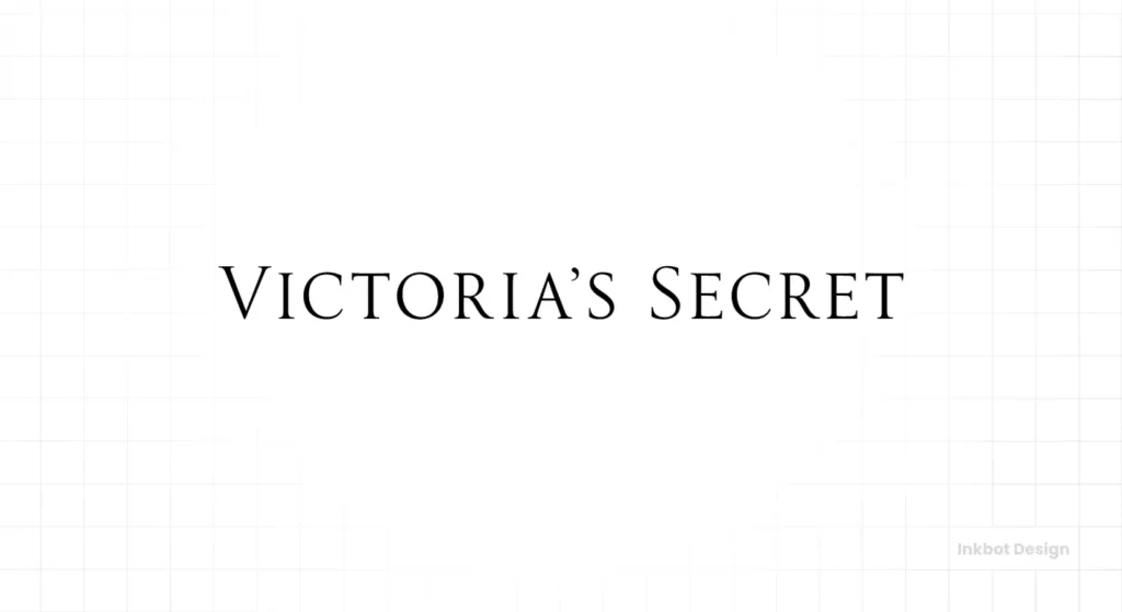 Victorias Secret Logo Design Trajan Font