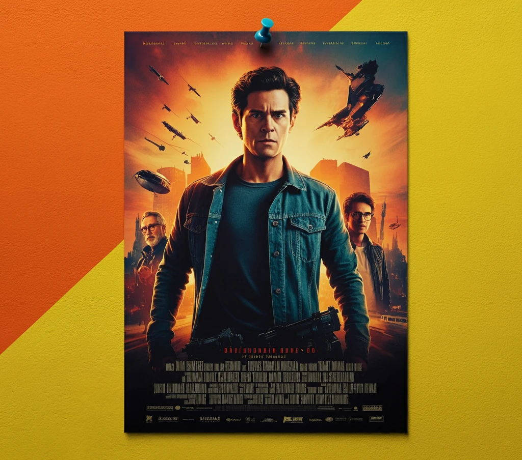 Contrast In Movie Poster Design Example