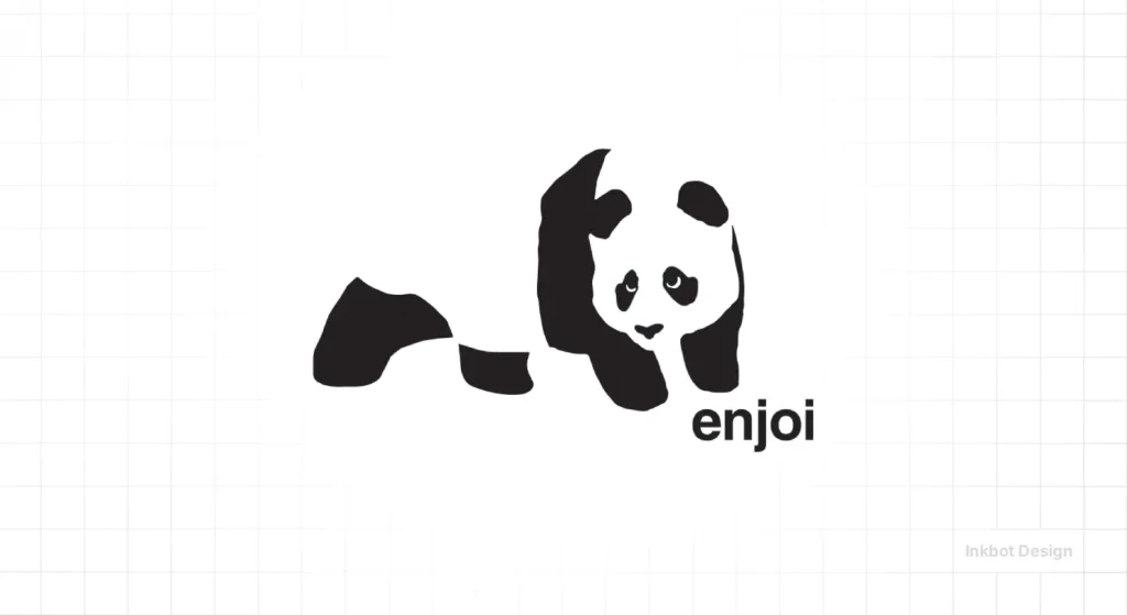 Enjoi Skateboarding Panda Logo - Logo Design