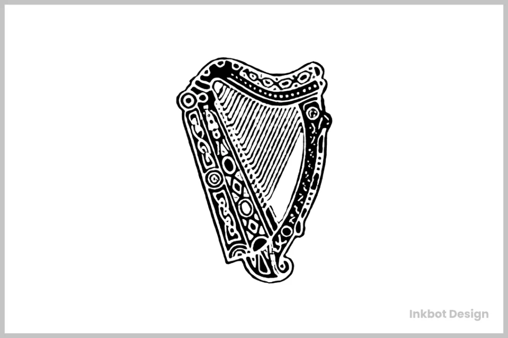 Guinness Harp Logo Design 1955