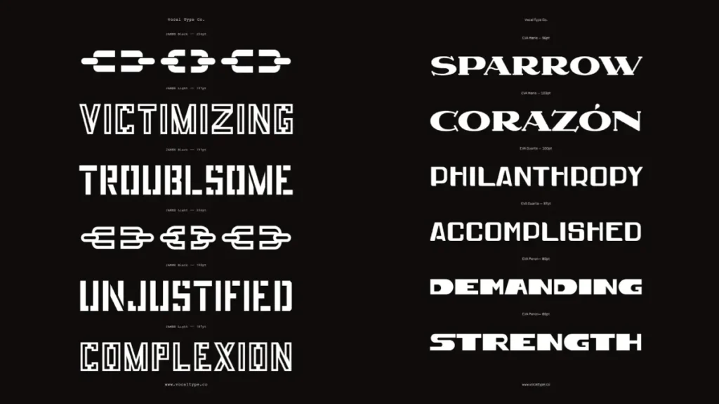 Tre Seals And Vocal Type - Colour &Amp; Typography