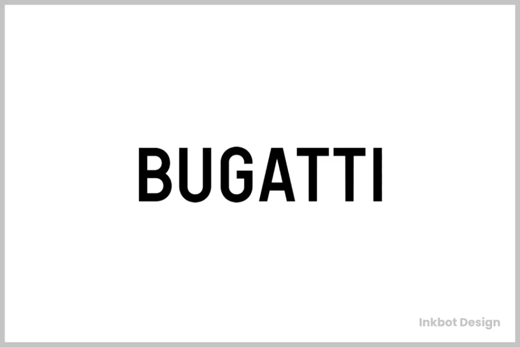 New Bugatti Logo Design