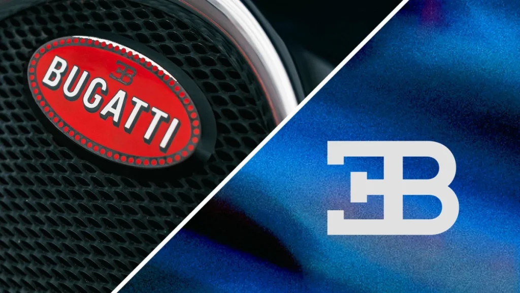 New Bugatti Logo Design Evolution