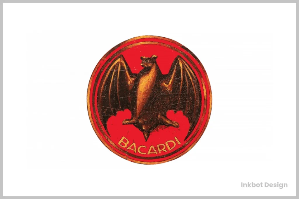 Old Bacardi Logo Design History 1890