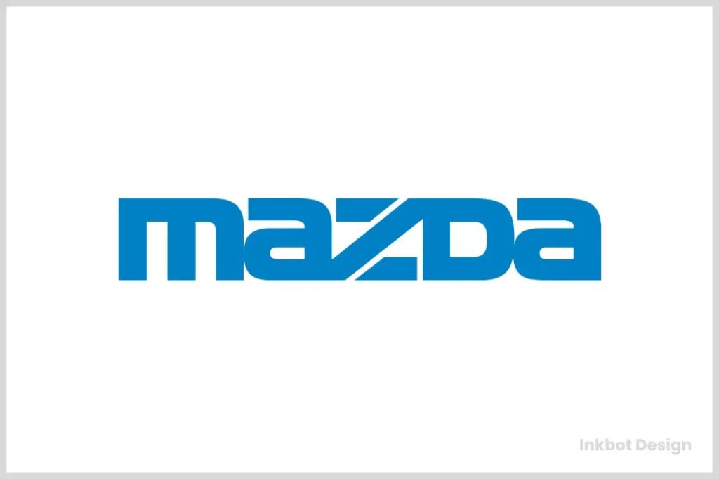 Mazda Logotype Font Design