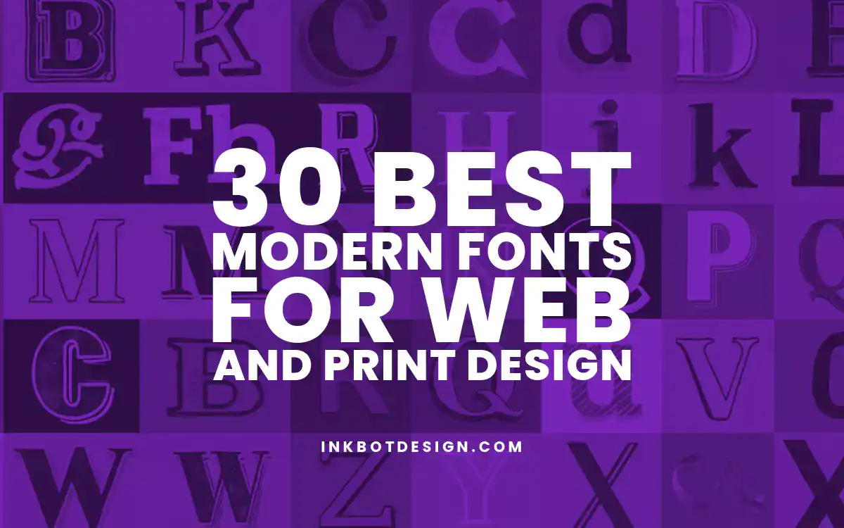 Modern Fonts 30 Best Modern Fonts For Web And Print Design In 2025