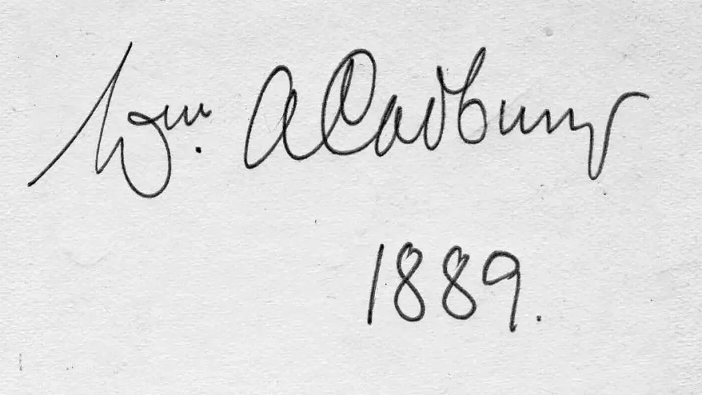 Cadbury Original Signature 1889