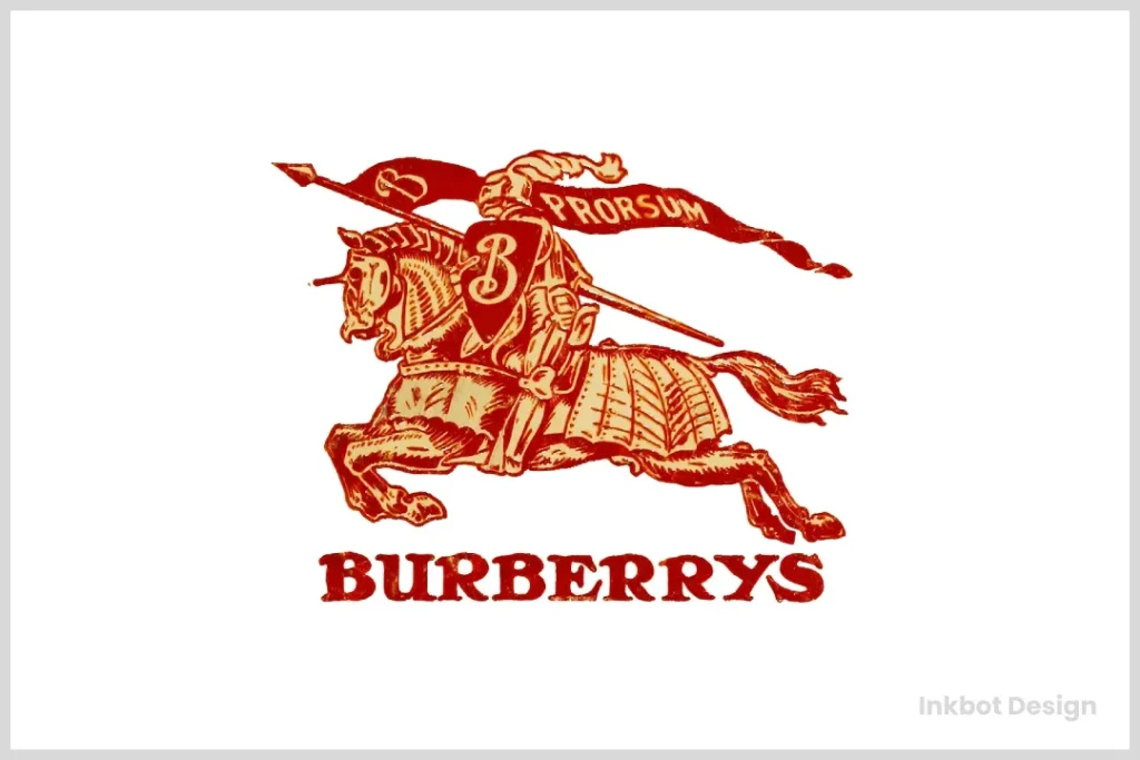 Original Burberry Logo Design 1901