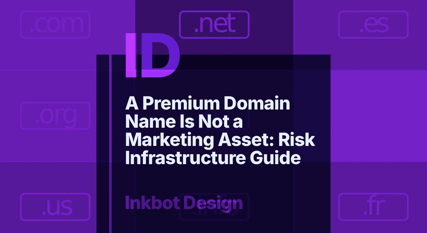 A Premium Domain Name Is Not A Marketing Asset: The Risk Infrastructure Guide — Digital Brand Experience | Inkbot Design