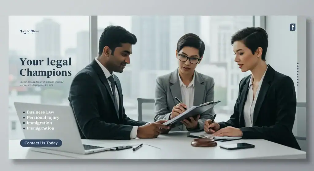 Example Of A Facebook Ad For A Law Firm