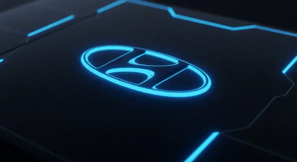 Futuristic Hyundai Logo Design