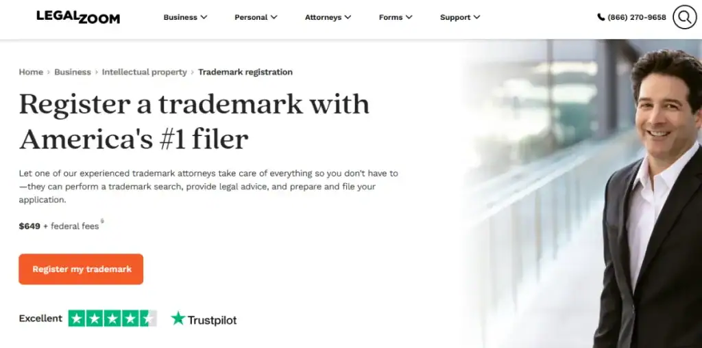 Legalzoom Trademark Registration Service