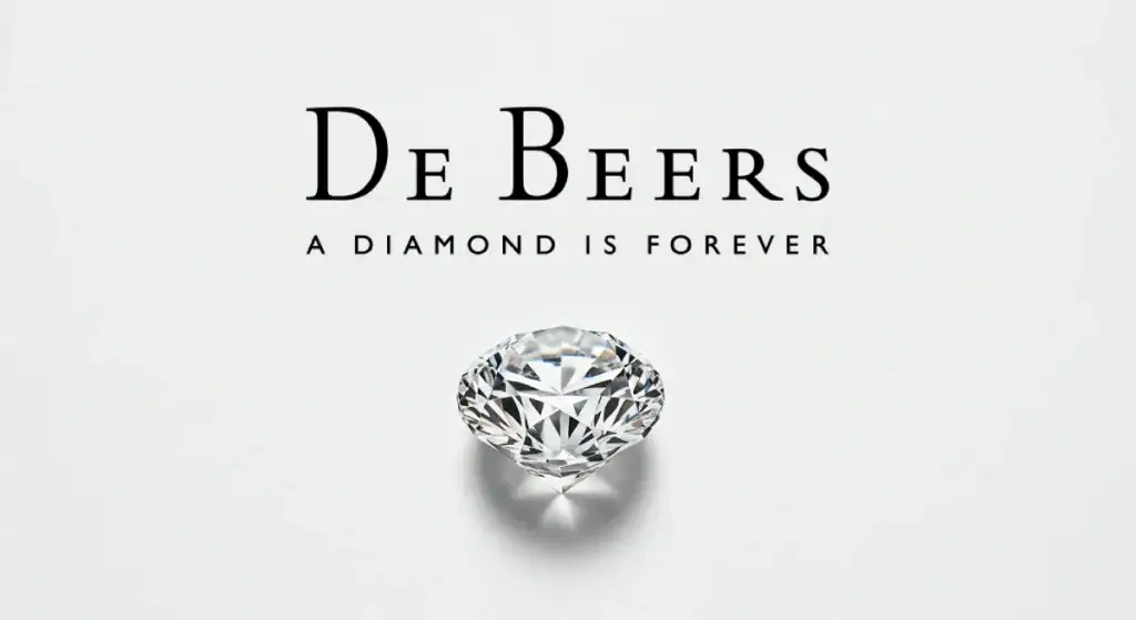 De Beers A Diamond Is Forever Business Slogan