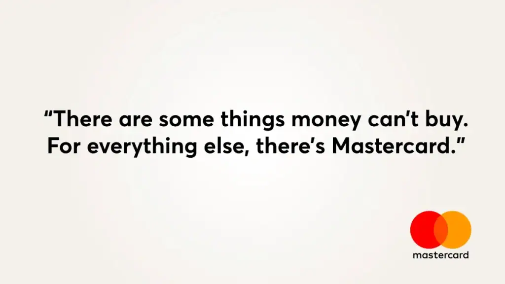 Mastercard Brand Slogans