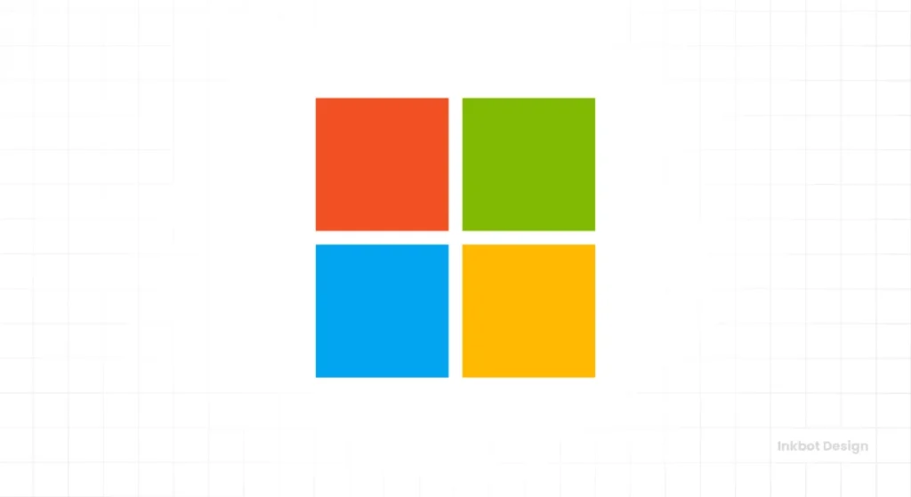 Microsoft Logo Design Square Geometric Logo