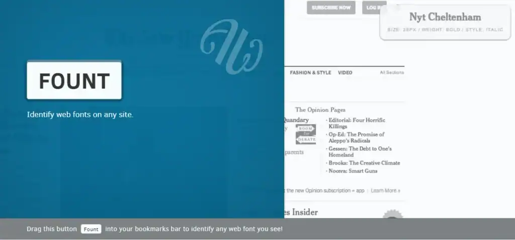 Fount Font Identifier Tool