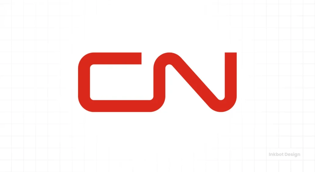 Canadian National Railway (Cn) Logo Design
